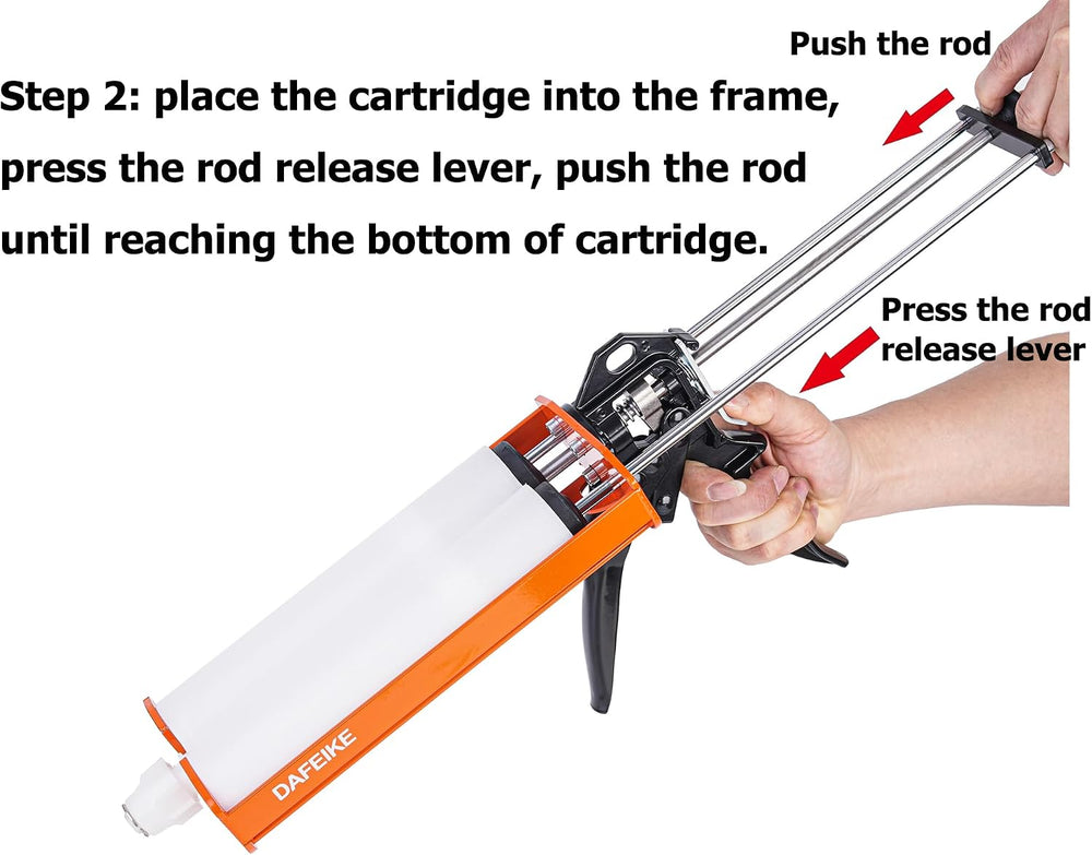 20oz 22oz Epoxy Gun Dual Cartridge Gun Epoxy Anchoring Adhesive Applicator fo...