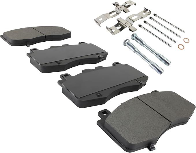 Premium Semi-Metallic Front Brake Pads Compatible