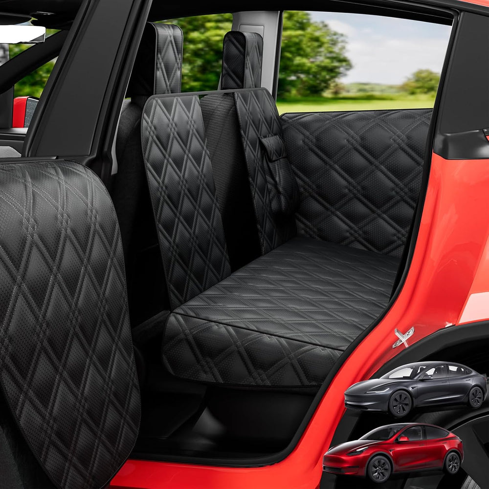 Dog Car Seat Cover For Back Seat Compatible With Tesla Model Y/3 - Pet Travel...