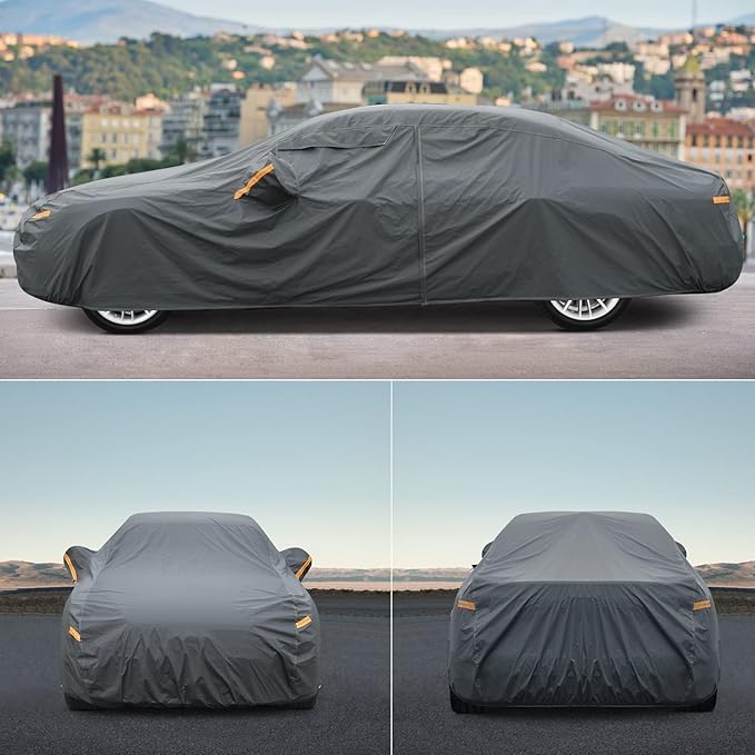 Premium Car Cover Custom Fit Toyota Corolla, 16 Layers Heavy Duty Car Cover