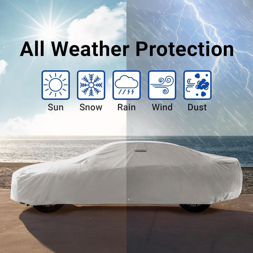 iCarCover Car Cover All Weather for 1961-1962 Chevy Corvair Station Wagon