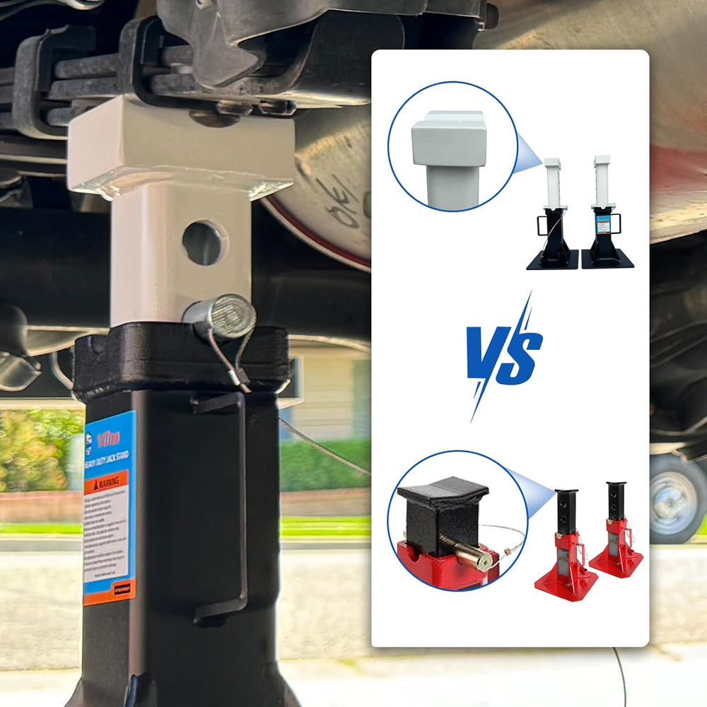 HKTE 14 Ton Jack Stands 28000 lbs Heavy Duty Car Jack Stands Adjustable 12...