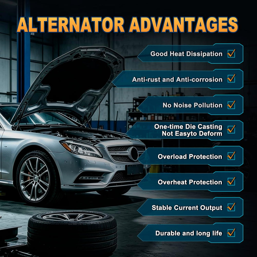 Alternator Compatible with 10-15 IS250 2.5L V6