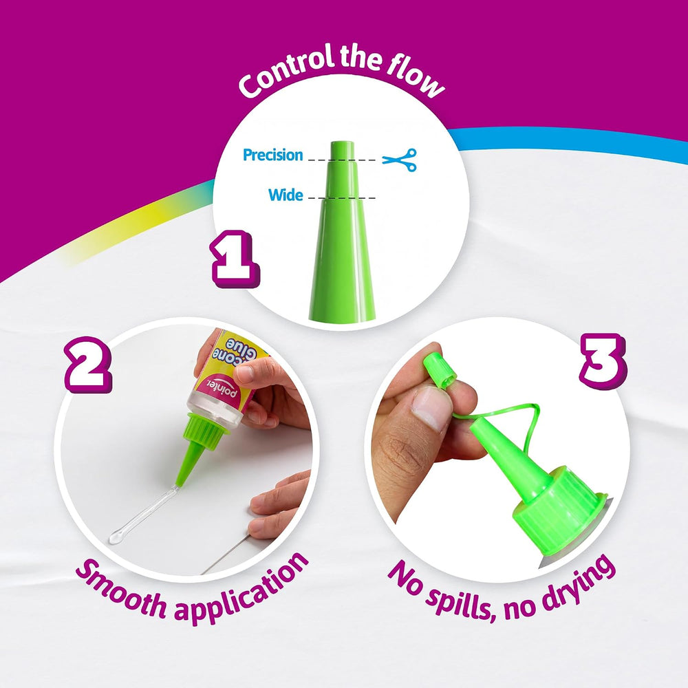 Pointer Silicone Glue Crystal Clear Multipurpose Adhesive for Craft, Art DIY ...