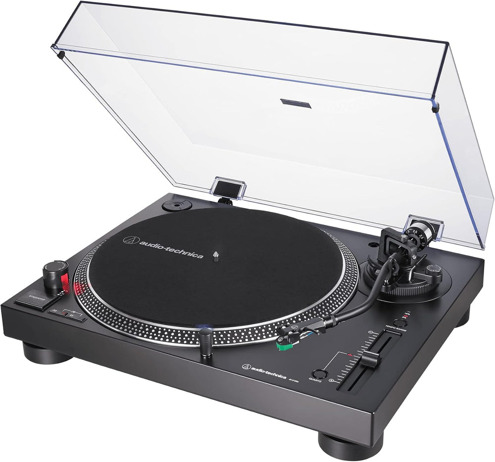 Audio-Technica AT-LP120XUSB-BK Direct-Drive Turntable (Analog & USB), Ful...