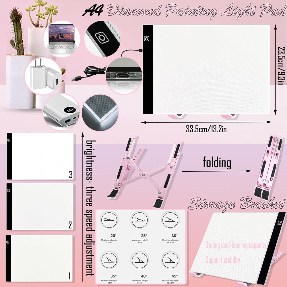 NLXCXUCY 158Pcs Diamond Art Accessories Kit