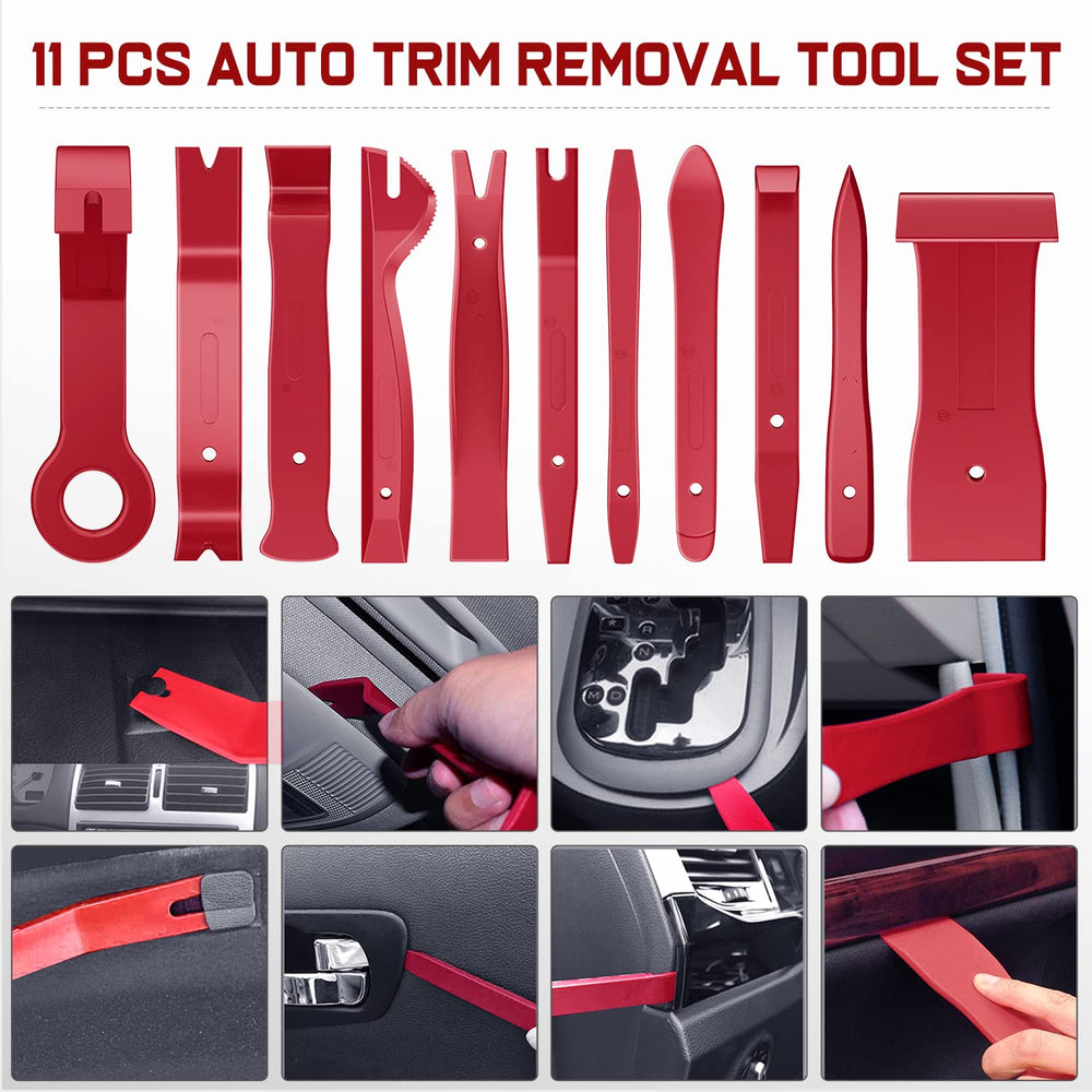 Nilight 238Pcs Trim Removal Tool, Auto Push Pin Bumper Retainer Clip Set
