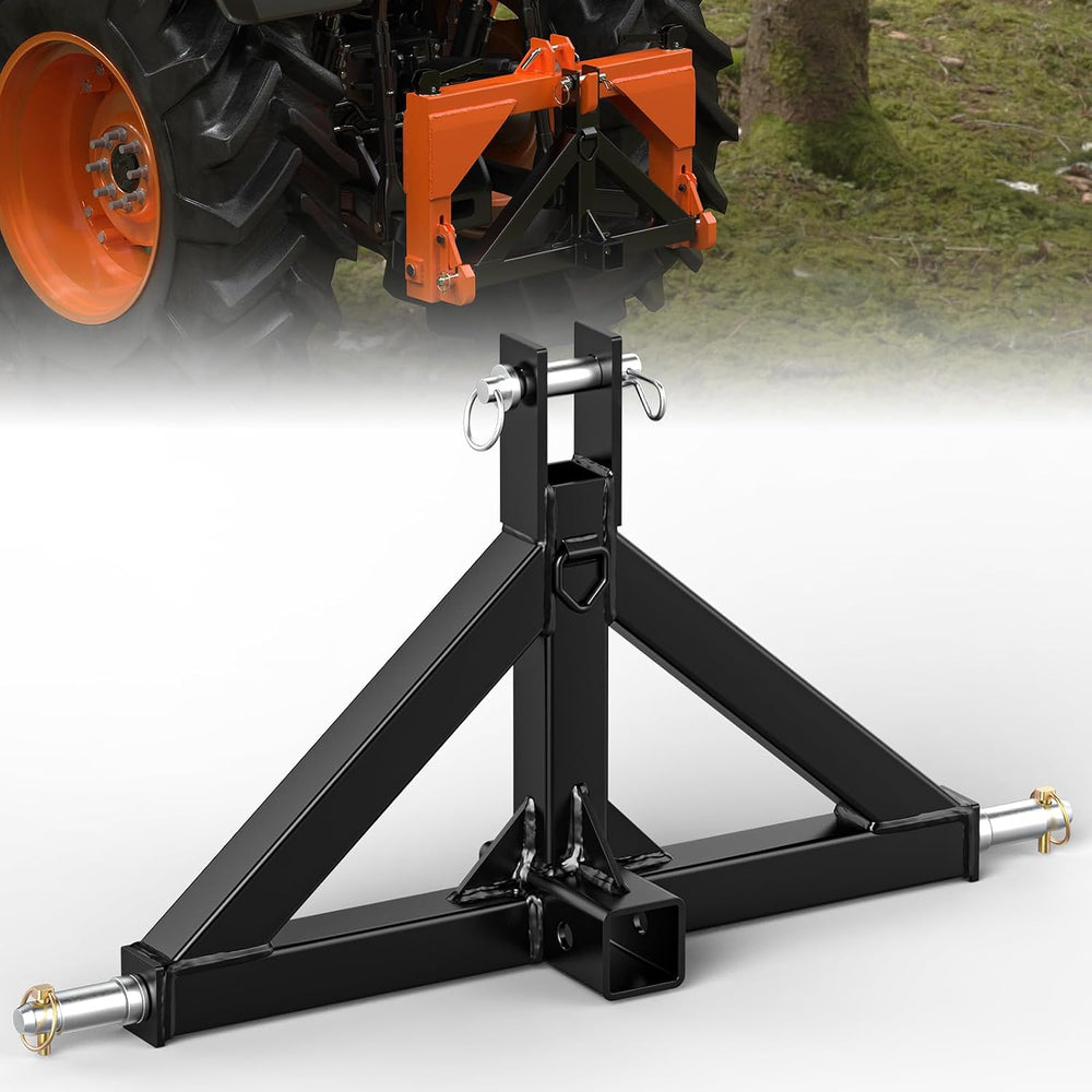 3 Point 2" Trailer Hitch Receiver Compatible with Quick Hitch for Catego...