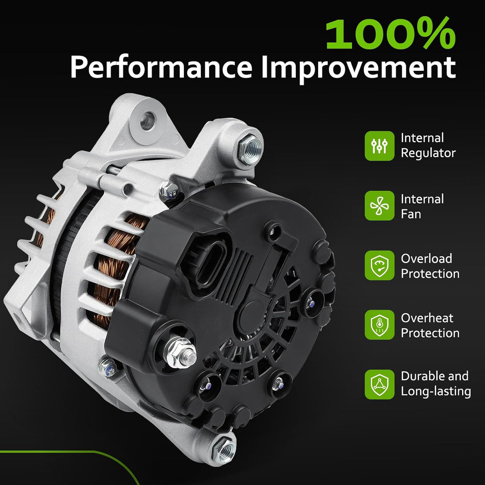 New Alternator Compatible with 2014 2015 Kia Optima L4 2.0 2.4L, 2012-2014 So...