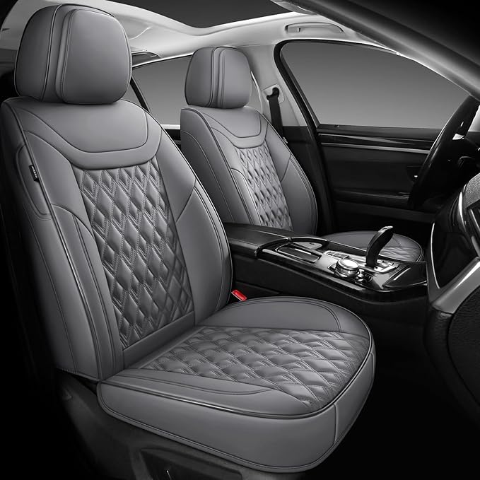 Car Seat Covers Full Set, Leather Seat Covers