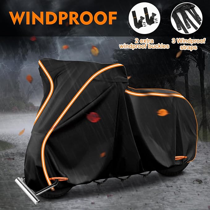 420D Waterproof Motorcycle Cover