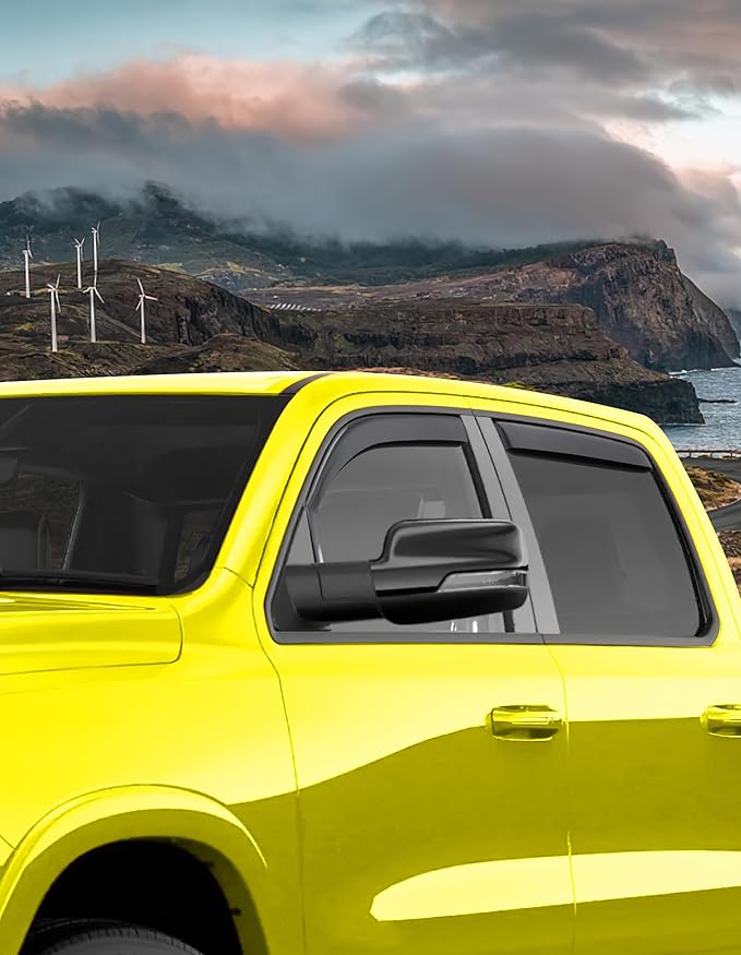 in-Channel Window Rain Guards Fit (4PCS)