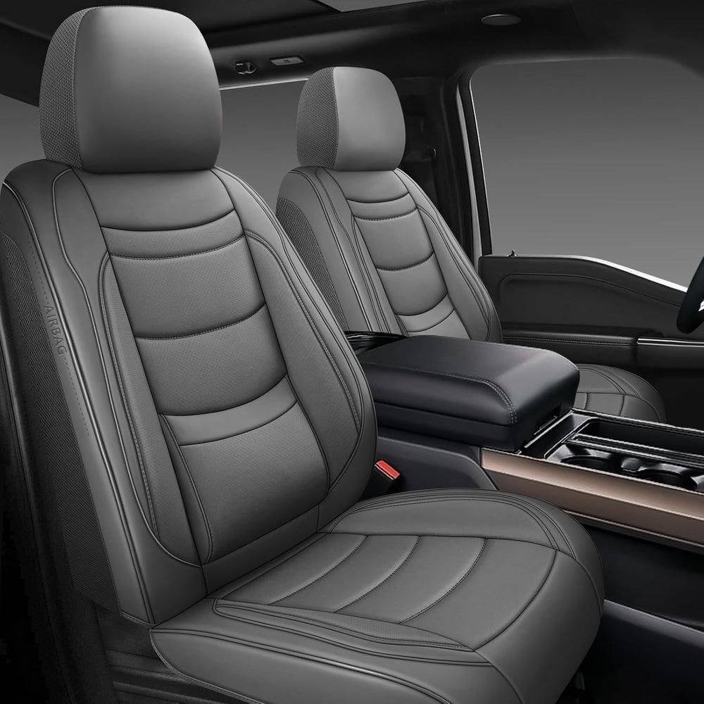 Leather Car Seat Covers Full Set,Universal Fit for Most Cars,SUVs and Sedans,...