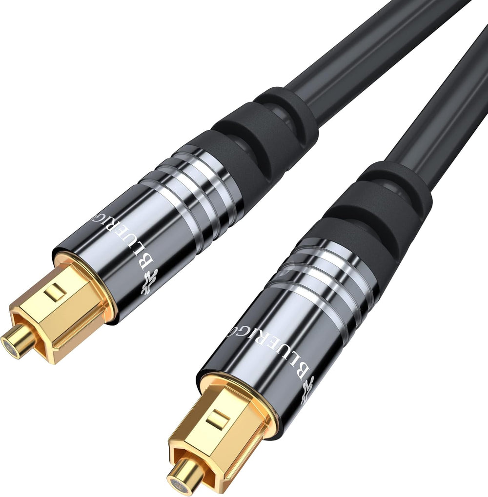 BlueRigger Toslink - Digital Optical Audio Cable 75FT - Fiber Optic Cable