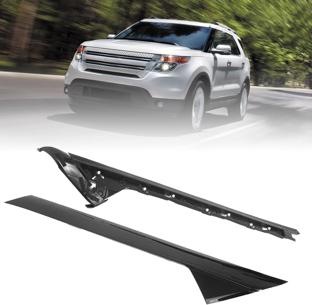 Windshield A-Pillar Molding Trim Kit Right Passenger Side Compatible with 201...