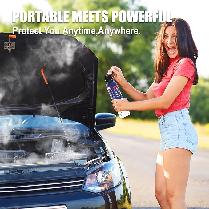 Fire Extinguisher for Home & Vehicle - 600g Fire Extinguisher | Grease &a...