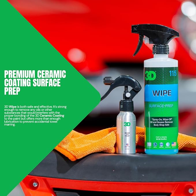 3D Wipe Ceramic Coating Surface Prep