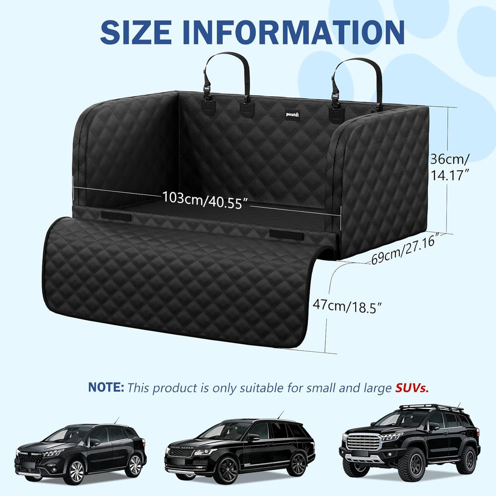 Pecute SUV Cargo Liner for Dogs, Water Resistan Pet Trunk Cover with Soft Cus...