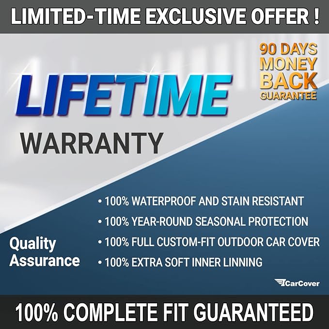iCarCover Premium Car Cover for 1982-1992 Chevy Camaro Z28, Berlinetta