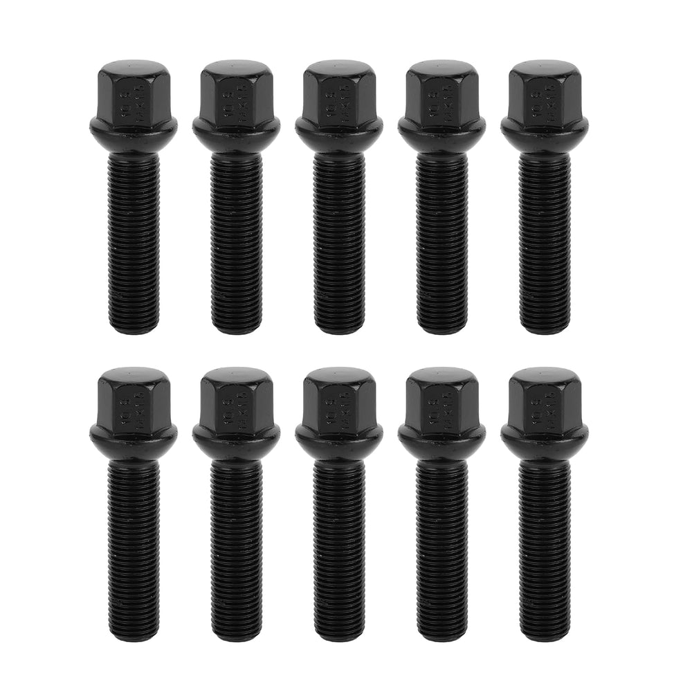 M14x1.5mm Ball Seat Wheel Lug Bolt for Volkswagen 19mm Hex 50mm Shank Length ...