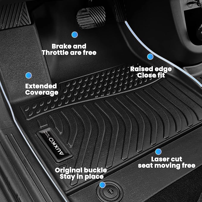 Auxko All Weather Floor Mats Upper Cargo Mat