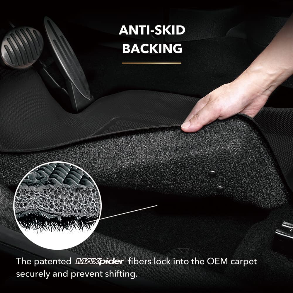 3D MAXpider Custom Fit Kagu Floor Mat (Black) Compatible with Ford Expedition...