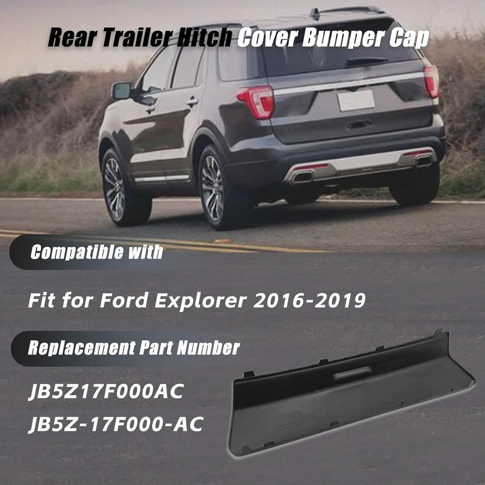 JB5Z-17F000-AC Bumper Trailer Hitch Access Cap Rear Fit for Ford Explorer 201...