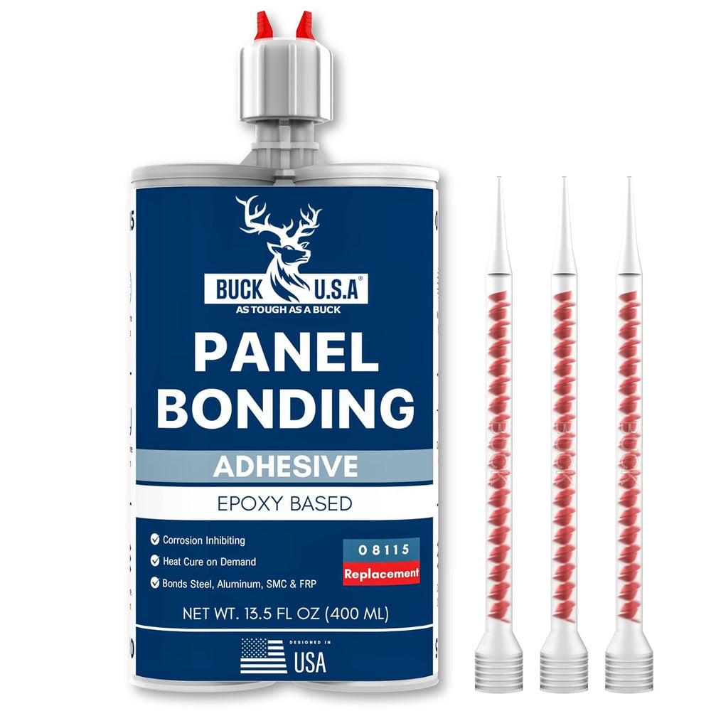 Buck Panel Bonding Adhesive, Two-Part Epoxy, 400 ml/13.5 fl oz Cartridge, 081...