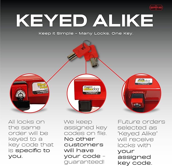 Equipment Lock Heavy Duty Wheel Lock