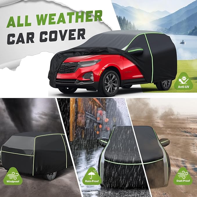 Mixsuper Liner Car Cover for Chevrolet Equinox/GMC Terrain 2005-2026, 7 Layers
