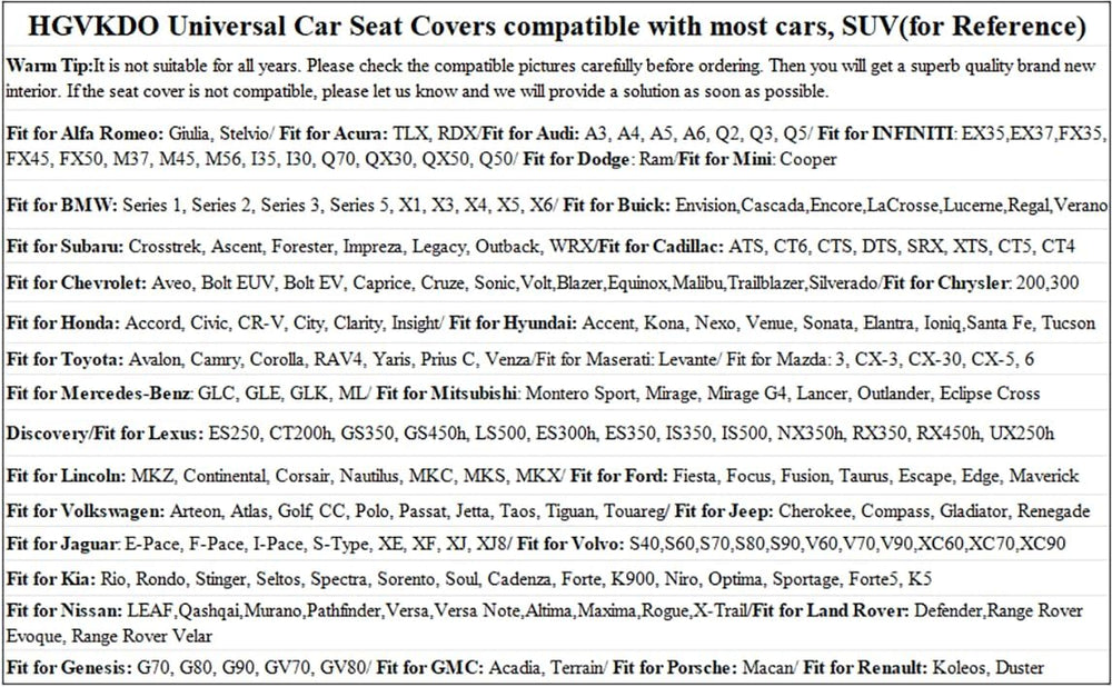 Leather Car Seat Covers,Full Coverage Seat Covers Full Set,Universal Automoti...