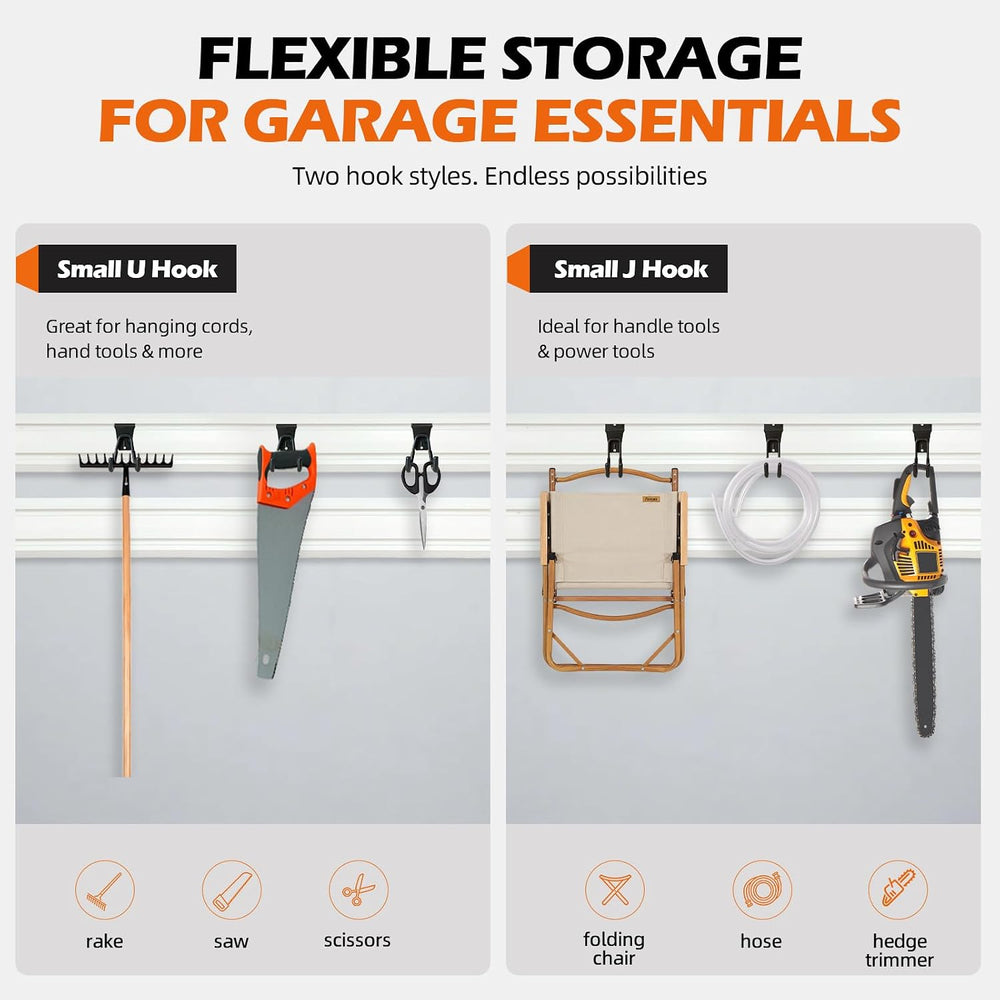 Hook Set Compatible with Gladiator GearTrack & GearWall, Heavy-Duty Metal...