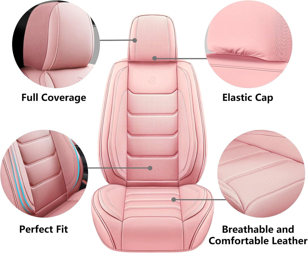 Full Coverage Faux Leather Car Seat Covers Full Set,Automotive Seat Covers fo...