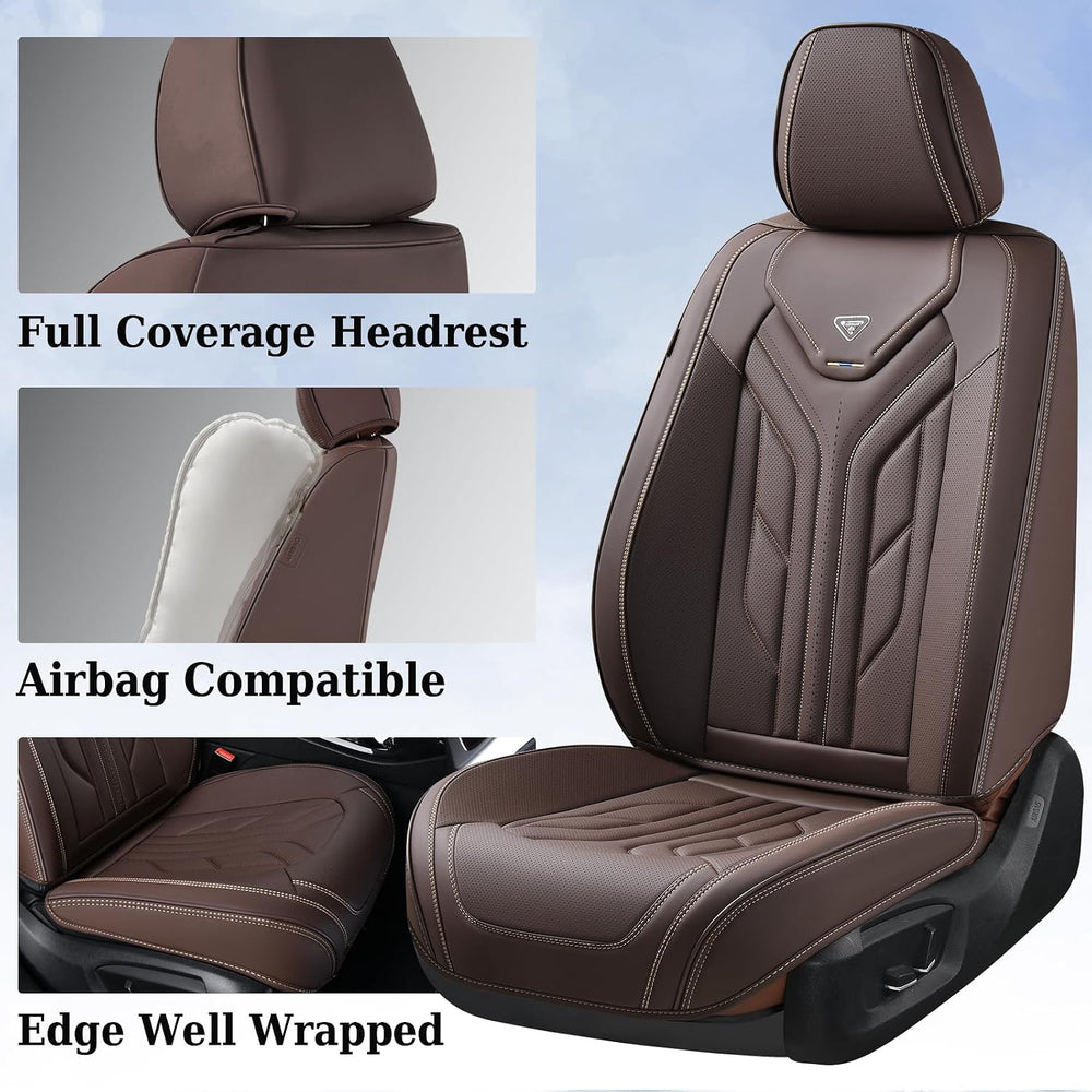 Coverado Front Seat Covers, Car Seat Covers Front Seats, Leather Seat Covers ...