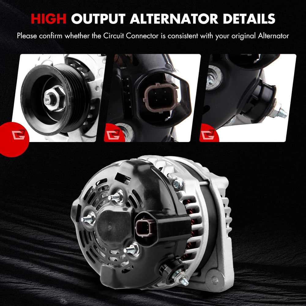 Alternator Fit for 2008-2012 for Honda for Accord V6 3.5L