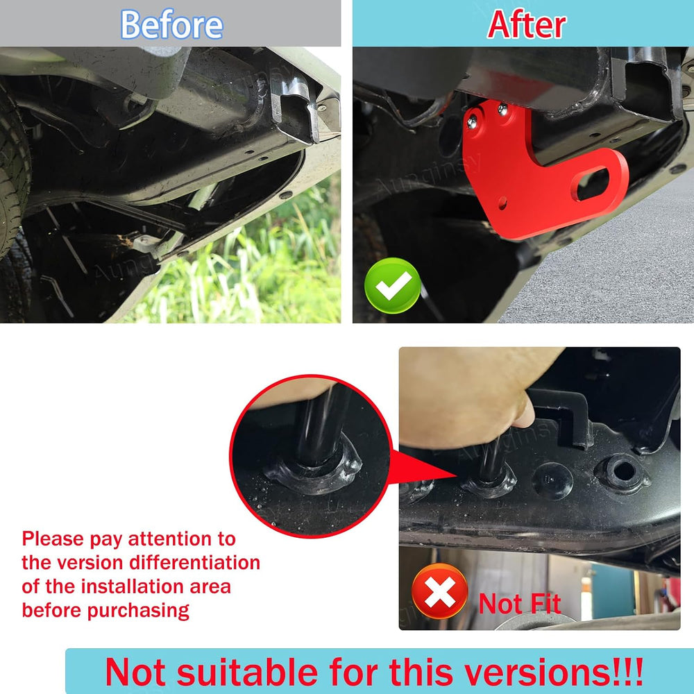 Aunginsy 1PCS Rear Tow Hitch Receiver Hook Compatible with Toyota Tacoma 2024...