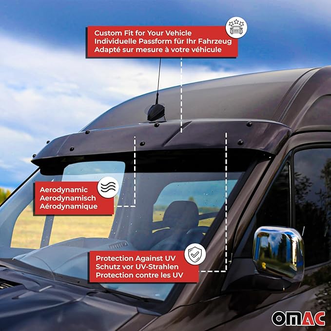 OMAC Front Windshield Sun Visor Protector