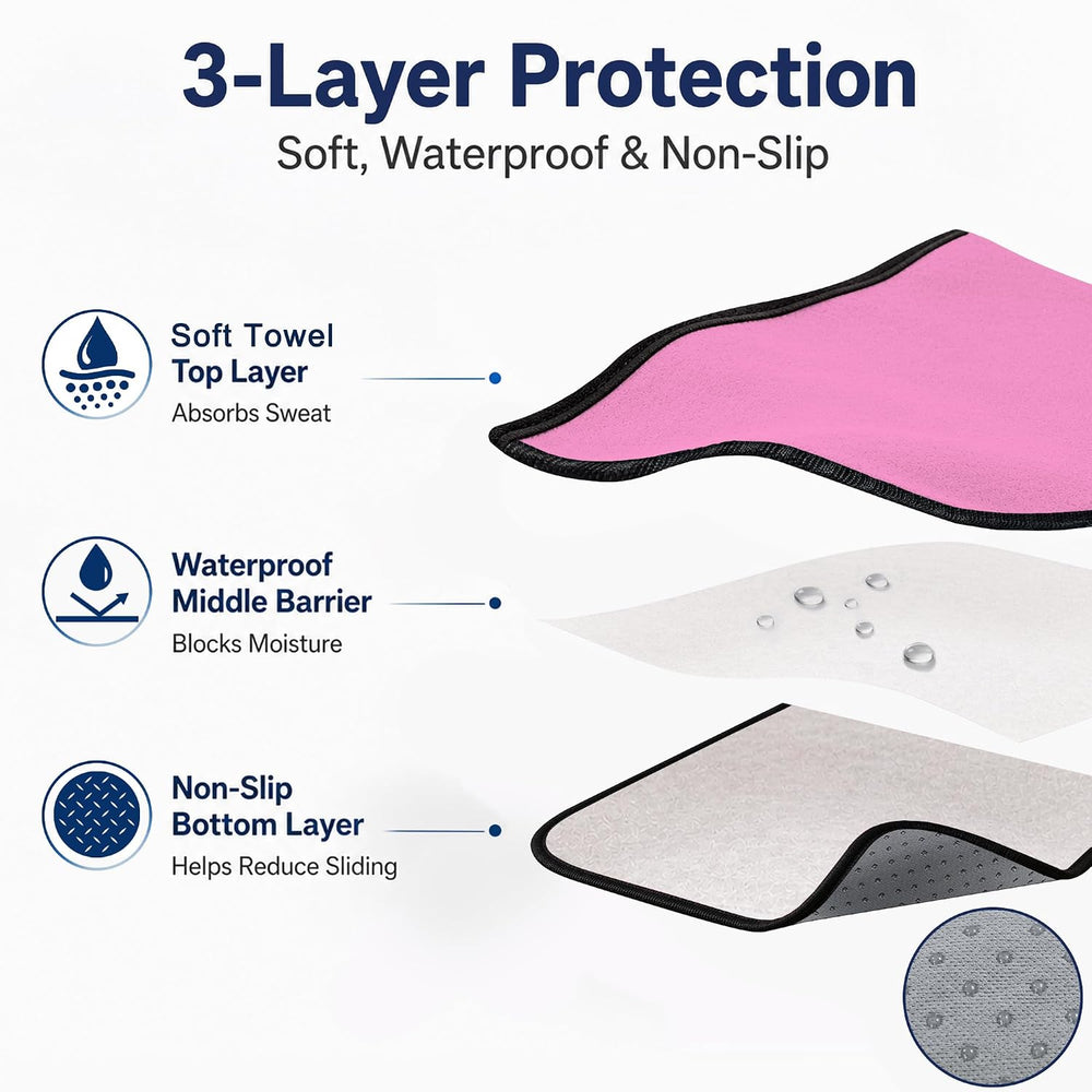Car Seat Towel Cover 2 Pack for Front Seats, Sweat Absorbent Car Seat Protect...
