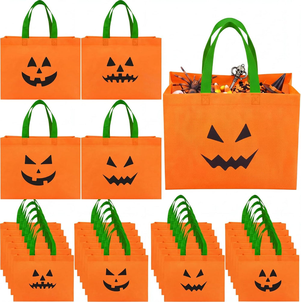 36 Pcs Large Halloween Treat Tote Bags Non Woven Gift Bags 13" x 10&quot...
