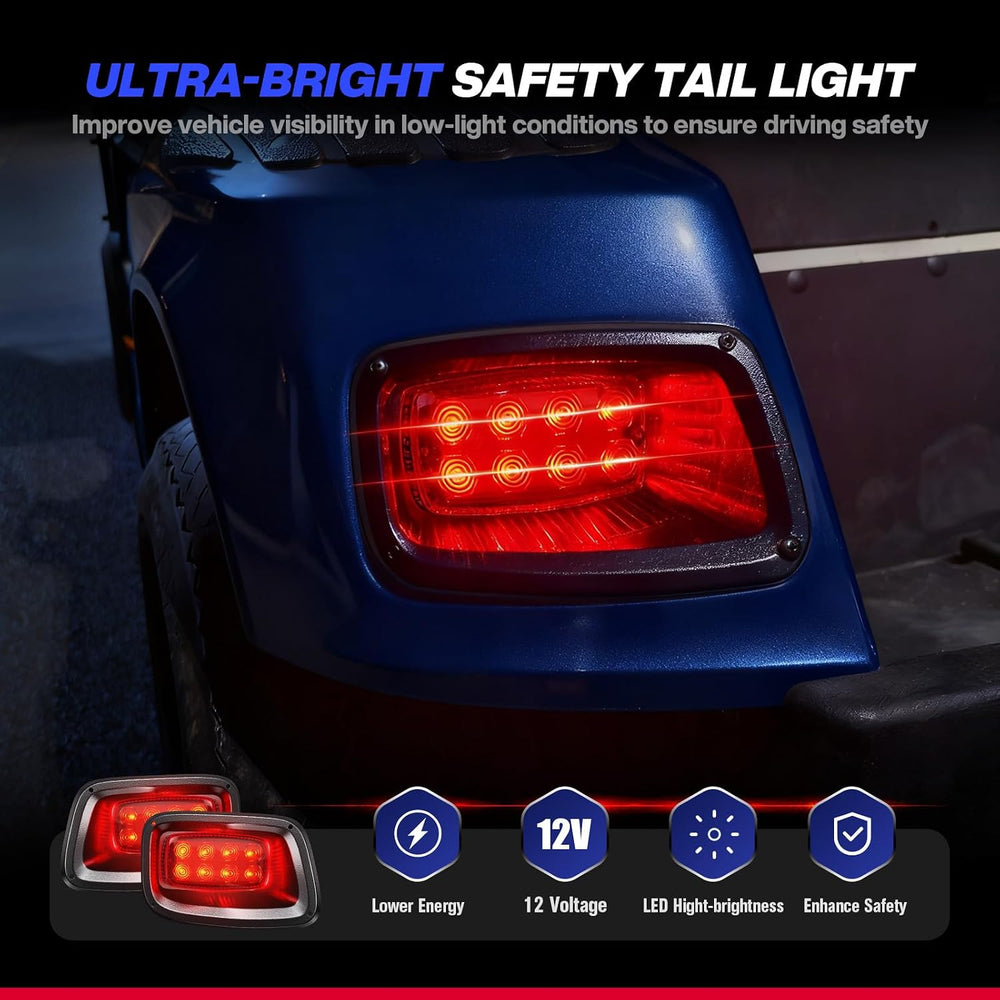 EZGO TXT Deluxe Light Bar Kit, Golf Cart LED Light Kit With EZGO TXT 12V Stre...