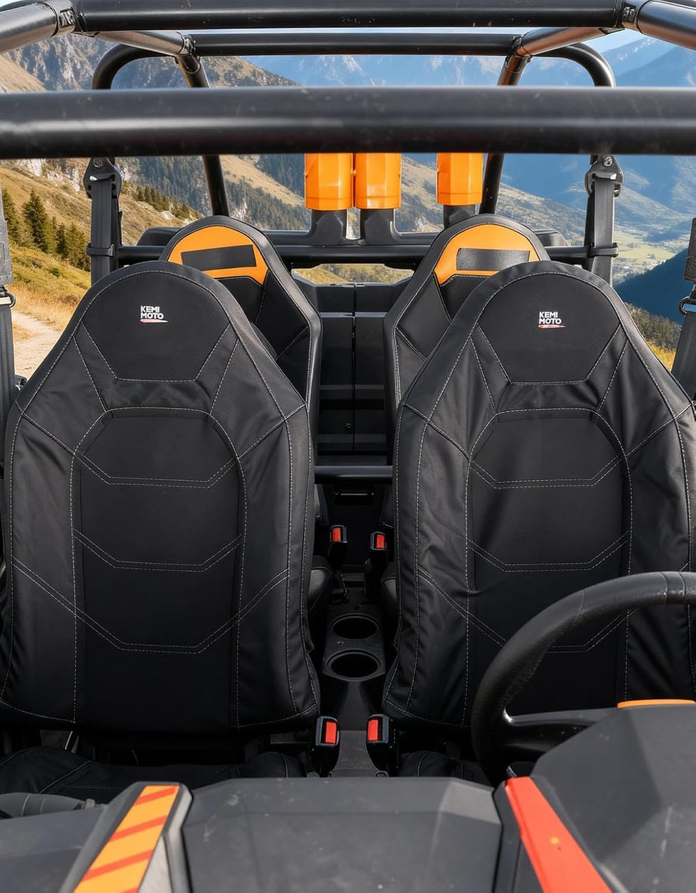 KEMIMOTO RZR Seat Covers Compatible with 2014-2023 Polaris RZR XP 1000 | XP T...