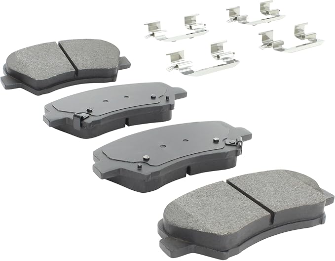 Premium Semi-Metallic Front Brake Pads Compatible