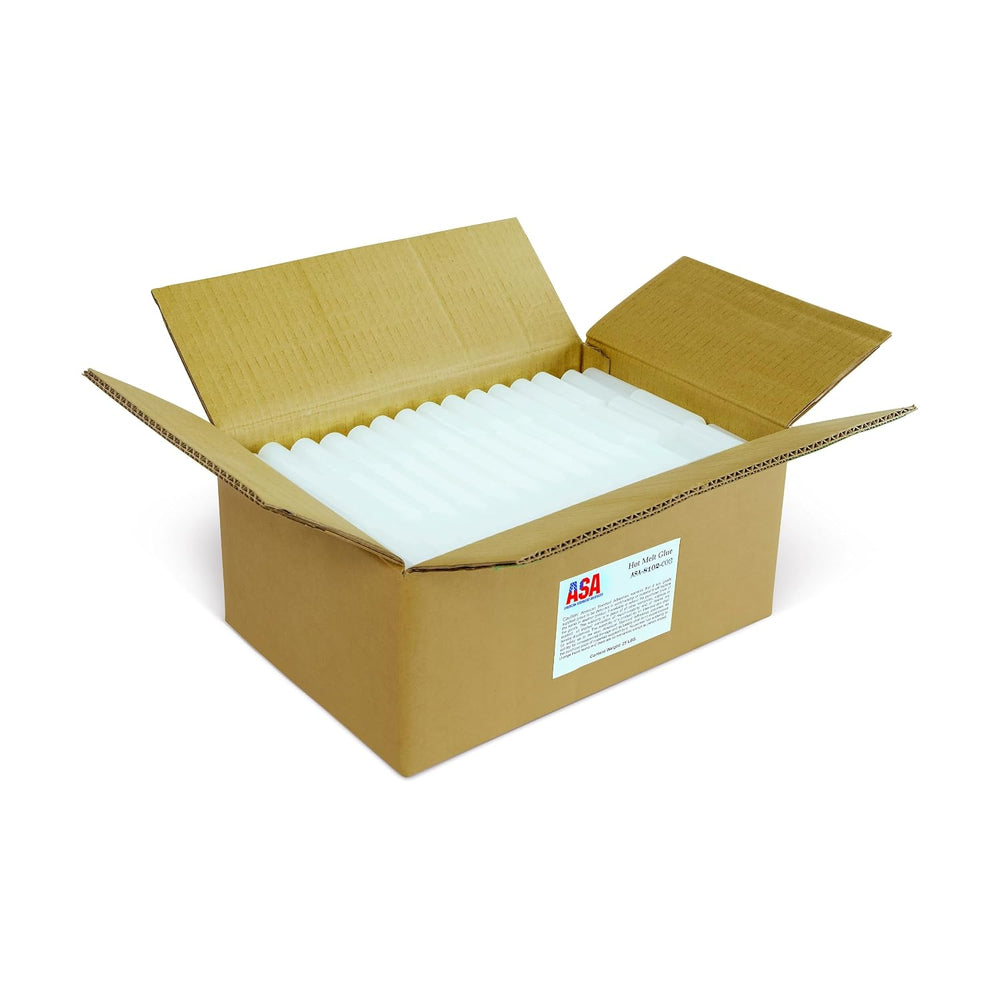 ASA Clear Hot Glue Sticks 1" x 3" PG-Size, for 3M Polygun PG II