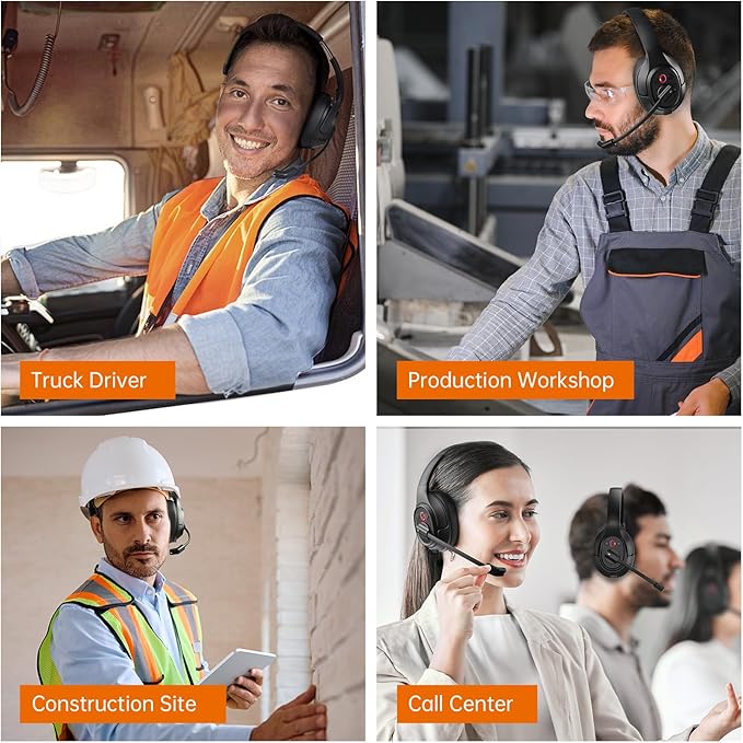EKSA [Upgrated Trucker Bluetooth Headset