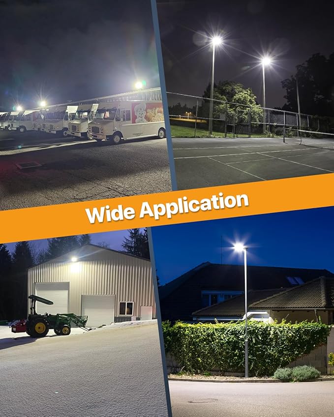 LED Parking Lot Lights 150W Slip Fitter Mount Outdoor Street Pole Light