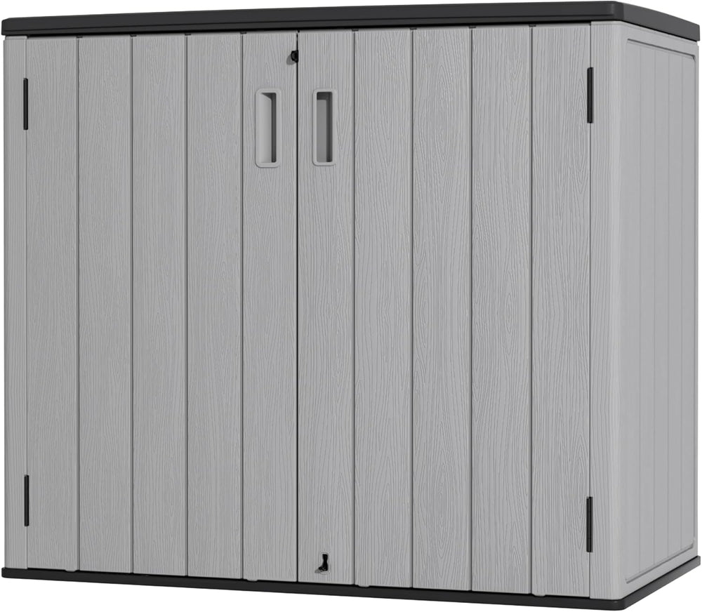 Mrosaa Large Outdoor Storage Box,Resin Sheds&Outdoor Storage Waterproof/L...