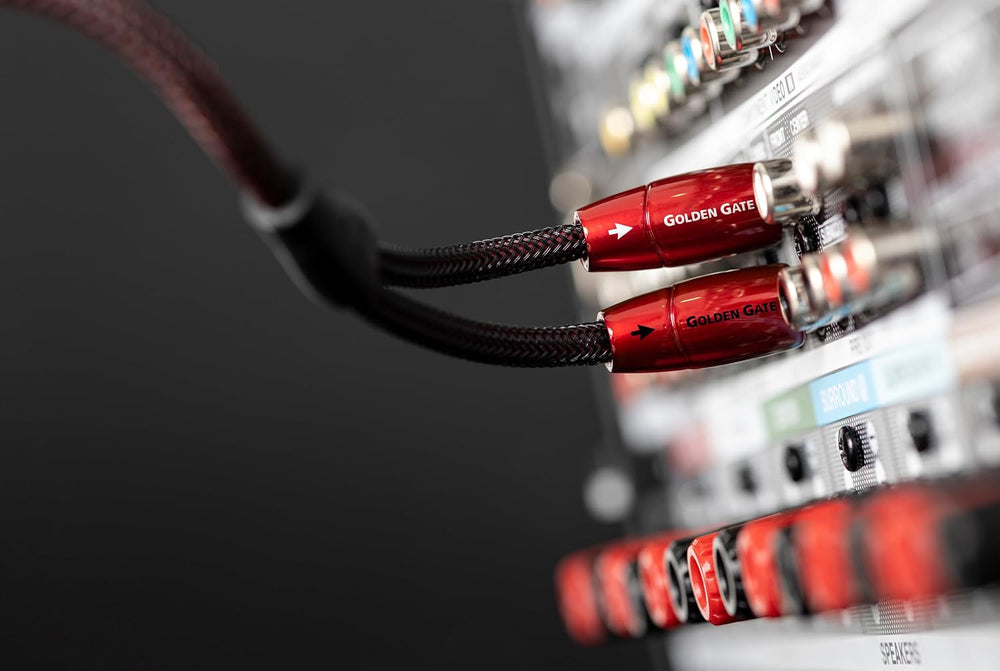 AudioQuest Golden Gate RCA Audio Interconnect Cable (3m, Stereo Pair)