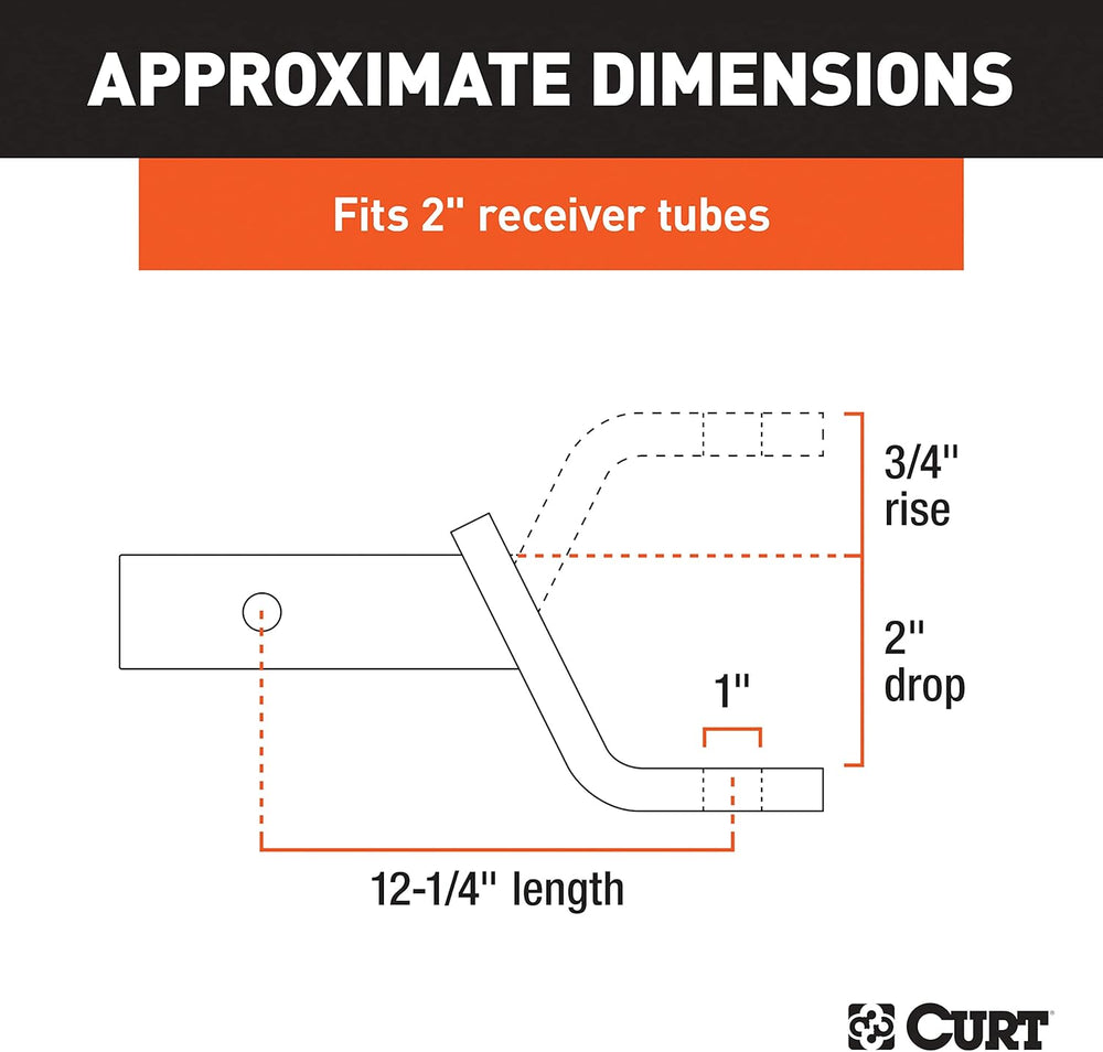 CURT Manufacturing 45260 Class III 2" Ball Mount