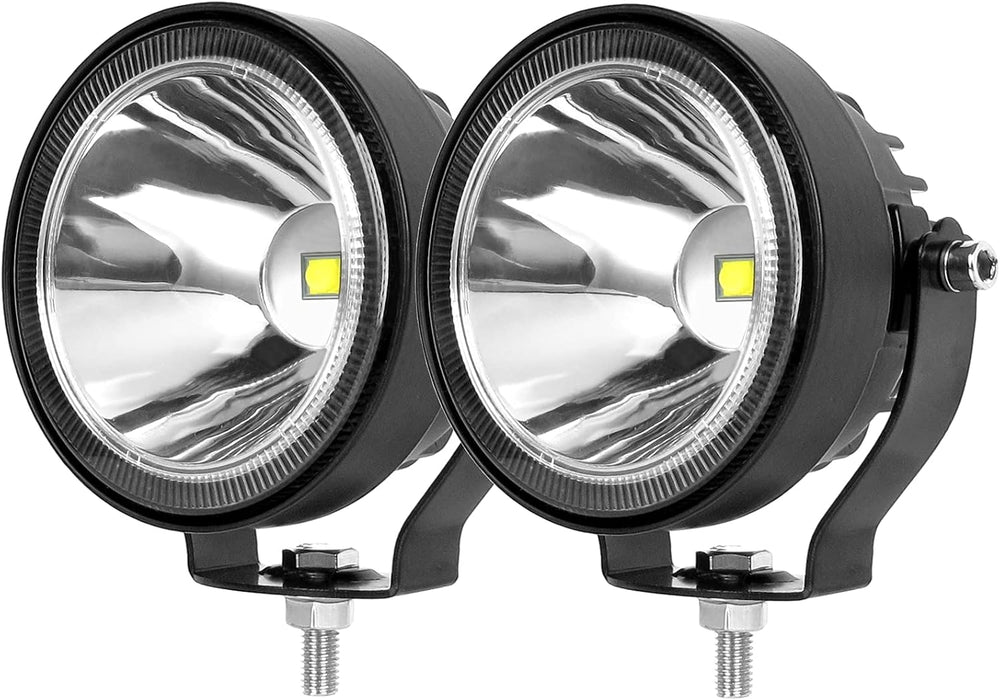 4 Inch Round Led Pod Lights, 60W Led Off Road Driving Fog Lights, Spot