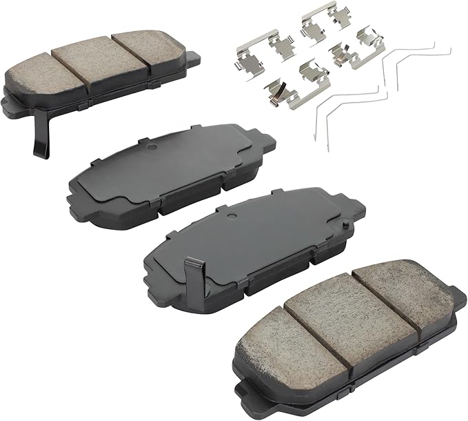 Premium Ceramic Front Brake Pads Compatible